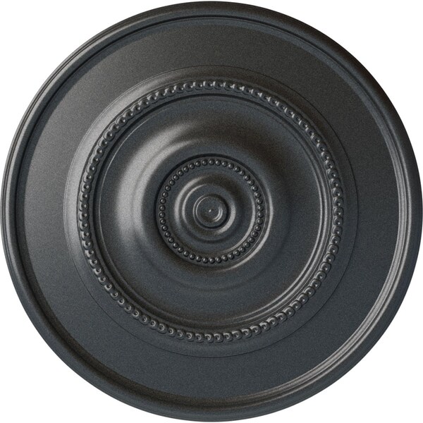 Ekena Millwork Traditional Reece Ceiling Medallion (Fits Canopies up to 5 7/8"), 24 3/8"OD x 1 1/8"P, Pewter CM24REPES - main